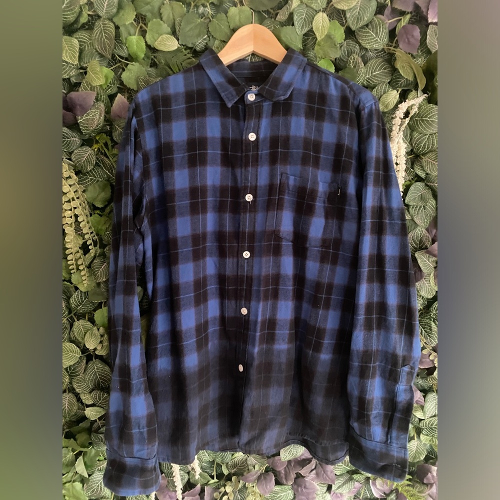 Stussy gradient flannel